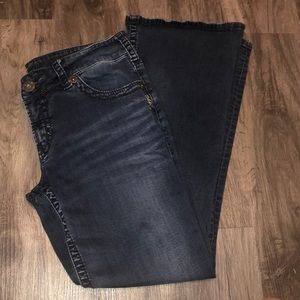 Like New Silver Suki Bootcut Jeans